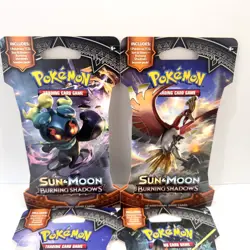Sun & Moon Burning Shadows Art Set Sealed Pokemon Card Sleeved Booster Pack - Image 2