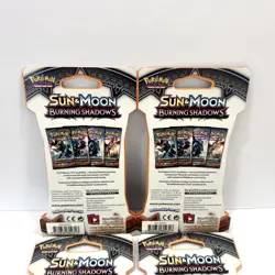 Sun & Moon Burning Shadows Art Set Sealed Pokemon Card Sleeved Booster Pack - Image 5