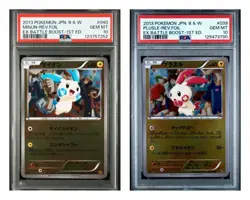 PSA 10 Minun Plusle EBB Mirror 2 Card Japanese Pokemon - Image 1