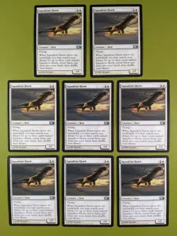 8 Squadron Hawk Magic 2011 M11 Magic the Gathering MTG 8 - Image 1