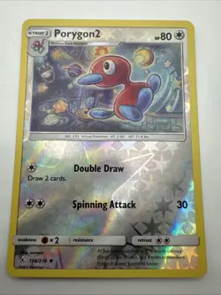 Pokemon Card Porygon2 Unbroken Bonds Reverse Holo 156/214 Near Mint - Image 1