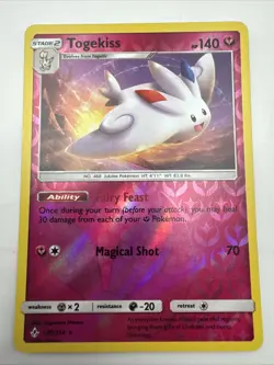 Togekiss Reverse Holo Unbroken Bonds 138/214, NM Pokemon Card - Image 1