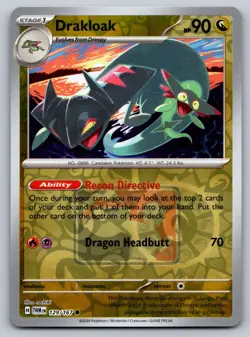Drakloak Reverse Holo Promo League & Championship Cards 129/167 NM c4 - Image 1