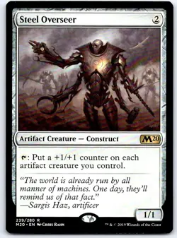 Steel Overseer 239 R Core Set 2020 MTG LP - Image 1