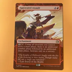 Aggravated Assault Wilds of Eldraine: Enchanting Tales Regular - Image 1