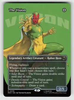 The Vision (Borderless) 379 Rare Marvel Super Heroes Near Mint - Image 1