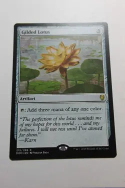 MTG Gilded Lotus x1- -Dominaria-Lightly Played - Image 1