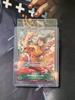 One Piece Monkey D Luffy P-135 OP16 Pre-Release Event Winner Stamp Card *SEALED* - Image 1