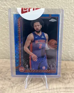 2025-26 Topps Chrome Cade Cunningham BLUE X-FRACTOR - IN HAND sealed from TOPPS - Image 2