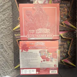Pokemon TCG Sealed Lot: 2x Shining Fates + Crobat VMAX + 2 x Battle Styles ETB - Image 2