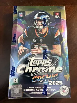🔥 2025 NFL Topps Chrome COSMIC Sealed Hobby Box IN HAND, READY TO SHIP! HOT! 🔥 - Image 1