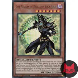 Yugioh Dark Magician the Magician of Black Magic INFO-EN006 Ultra Rare 1st NM - Image 1
