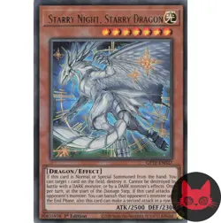 Yugioh Starry Night, Starry Dragon GFTP-EN027 Ultra Rare 1st Edition NM - Image 1