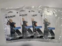 Magic the Gathering Final Fantasy Play Booster Packs / Sealed FF MTG Lot Of 4 - Image 1