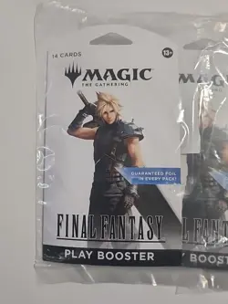 Magic the Gathering Final Fantasy Play Booster Packs / Sealed FF MTG Lot Of 4 - Image 2