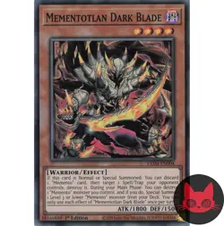 Yugioh Mementotlan Dark Blade VASM-EN004 Super Rare 1st Edition NM - Image 1