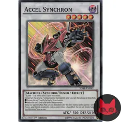 Yugioh Accel Synchron SDSE-EN042 Super Rare 1st Edition LP - Image 1