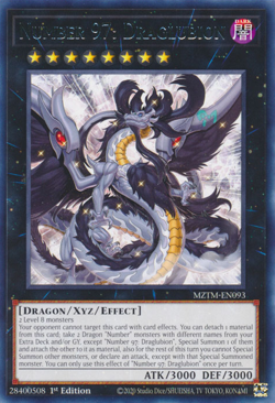 Number 97: Draglubion MZTM-EN093 1st ED Yu-Gi-Oh! - Image 1