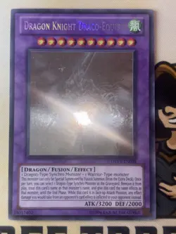 Yu-Gi-Oh Dragon Knight Draco-Equiste DREV-EN038 Ghost Rare Unlimited NM - Image 3