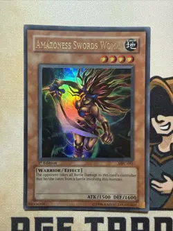 Amazoness Swords Woman - MFC-061 - Ultra Rare - 1st Edition - Yugioh NM/VLP - Image 3