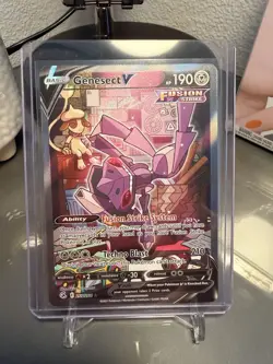 Pokemon TCG Genesect V Fusion Strike 255/264 Ultra Rare Holo Full Art English - Image 2