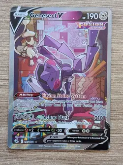 Genesect V 255/264 Alternate Art - Fusion Strike - Pokemon Alt Art Ultra Rare NM - Image 1