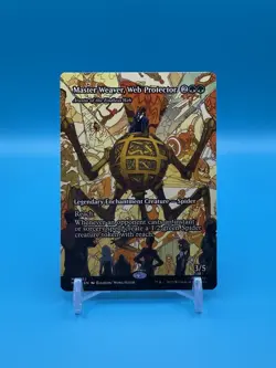 Master Weaver, Web Protector - Arasta Of The Endless Web (Borderless) - MTG - NM - Image 1