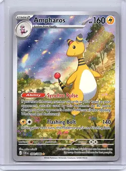 Ampharos 090/086 Holo Illustration Rare Chaos Rising Pokemon Near Mint - Image 1