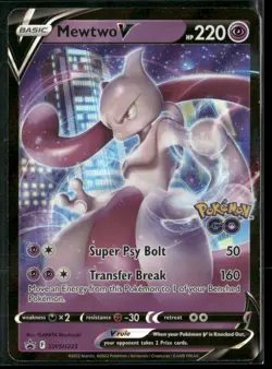 Mewtwo V Promo SWSH: Sword & Shield Promo Cards SWSH223 LP - Image 1