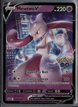NM - Mewtwo V #SWSH223 | Promo | SWSH: Sword & Shield Promo Cards - Image 1