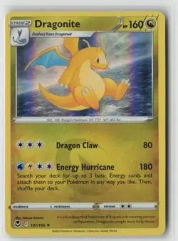 Dragonite 131/195 Holo Rare Silver Tempest Pokemon Holo Near Mint - Image 1