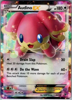 Audino EX 84/124 XY - Fates Collide - Pokemon Card - NM - Image 1