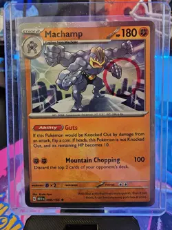 Machamp 068/165 Cosmos Holo Sam's Club 151 Exclusive Promo Pokemon TCG SWIRL 🌀 - Image 2