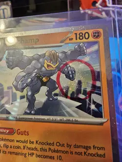 Machamp 068/165 Cosmos Holo Sam's Club 151 Exclusive Promo Pokemon TCG SWIRL 🌀 - Image 3
