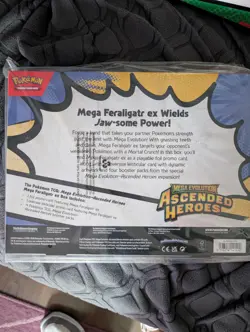 Pokemon TCG Mega Feraligatr ex Box Mega Evolution—Ascended Heroes English - Image 2