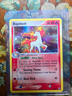 Pokemon TCG Rapidash 13/112 FireRed & LeafGreen Holo Rare - Image 1