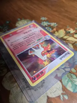 Pokemon TCG Rapidash 13/112 FireRed & LeafGreen Holo Rare - Image 4