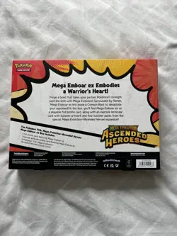 Pokemon TCG Mega Evolution Ascended Heroes - Mega Emboar EX Box - Image 2
