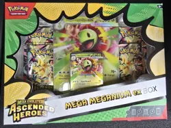 Pokemon TCG Mega Evolution Ascended Heroes - Mega Meganium ex Box - Image 1