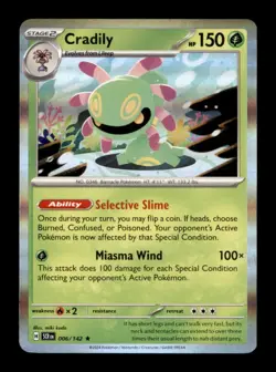 Pokemon TCG SV07: Stellar Crown Cradily Holo - Image 1