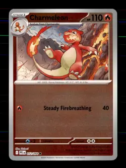 Charmeleon 012/094 Common Phantasmal Flames Pokemon Reverse Holo Near Mint - Image 1