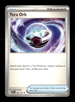 Tera Orb 189/191 Uncommon Surging Sparks Pokemon Near Mint - Image 1