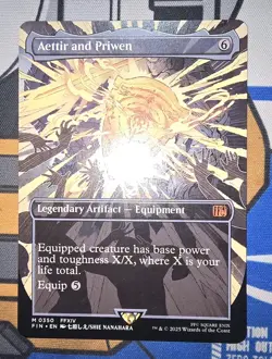 MTG - Final Fantasy - Aettir and Priwen (Borderless) #0350 - Regular Near Mint - Image 1