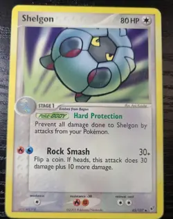 Shelgon - pokemon ex - deoxys 45/107 - Uncommon- NM-Mint - Image 1