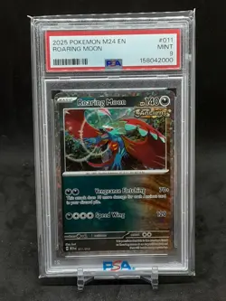 ROARING MOON 2025 POKEMON M24 EN PSA MT 9 QQ - Image 1