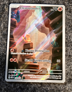 The Pokemon Company Charmander 168/165 Scarlet & Violet 151 Illus Rare Holo EN - Image 1