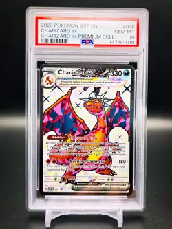 Pokemon TCG Charizard 056 Scarlet & Violet Promo PSA 10 Gem Mint - Image 1