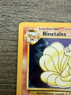 Pokemon 1999 Base Set Holo Ninetales 12/102 Rare Pokemon Card - Image 2