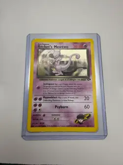 Pokemon Team Rocket’s Mewtwo 14/132 - Gym Challenge Holo - DMG - Image 1