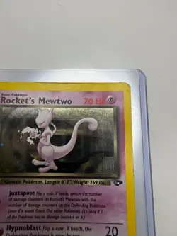 Pokemon Team Rocket’s Mewtwo 14/132 - Gym Challenge Holo - DMG - Image 4